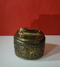 Altes MYLFLAM Tischfeuerzeug Gasfeuerzeug Schönes Design Lighter Brennt! 