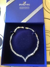 Swarovski Collier Halskette mit Calcitkristallen, Hochzeit , Sehr Edel