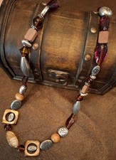 Modeschmuck bernsteinfarbene