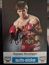 Postkarte mit originaler Unterschrift von Graciano Rocchigiani