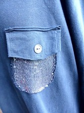 5066 Piment Rouge Shirt schwarz mit Pailletten