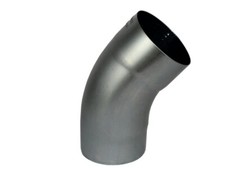Zink-Fallrohrbogen rund 40°