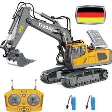Ferngesteuertes Auto Bagger Spielzeug für Kinder Sand Fahrzeuge 2,4GHz RC Bagger