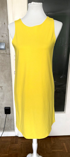 Mango etuikleid gelb unifarben - mango,