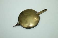 VY6)  Antik Uhrenpendel Ersatzteil für Tischuhr Kaminuhr  o. Bilduhr um 1900