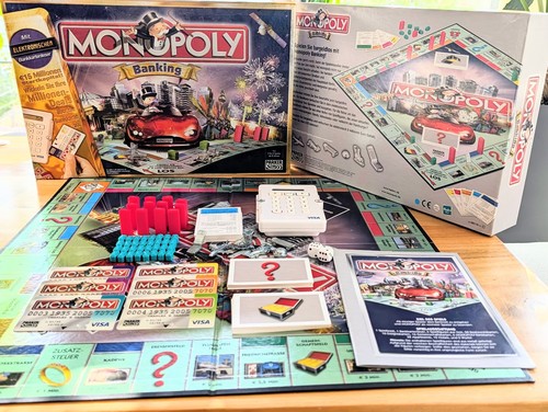 Monopoly banking hasbro - monopoly,