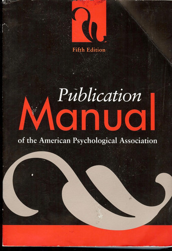 Publication manual the - publication,