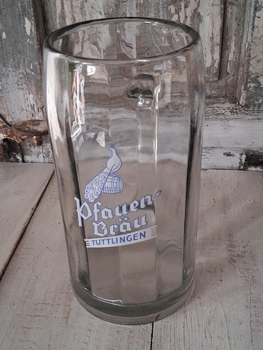Alter bierkrug maßkrug pfauen - maßkrug,