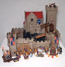 6000 Playmobil Grosse Ritterburg zu knights castle 6001 4865 Ritter Kanonen*ZÖZÖ