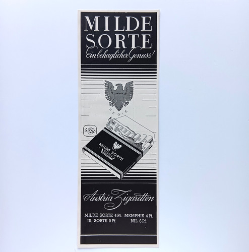 1941 austria zigaretten - austria, milde