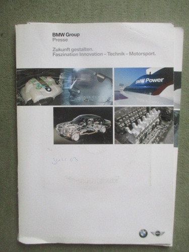 Bmw pressemappe motorsport - bmw,