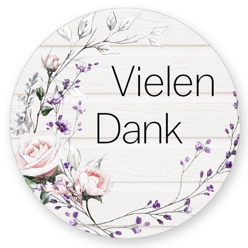 Aufkleber vielen dank - 50,