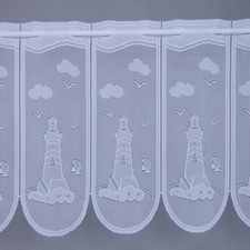 Scheibengardinenstoff weiß