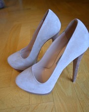 Prada Plateau Pumps Wildleder