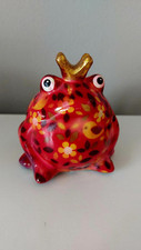 Spardose Frosch Freddy von Pomme Pidou * mit goldener Krone * Höhe ca. 10 cm