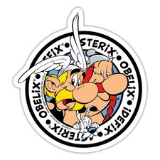 Asterix & Obelix Mit Idefix Abenteuer Aufkleber Sticker, max. 10 x 10 cm