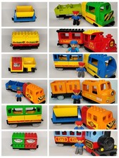 LEGO® DUPLO® Eisenbahn Zug E-Lok geprüft Train Güterzug Waggon Anhänger Western