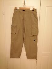 PELLE PELLE by Marc Buchanan Vintage Baggy Cargo beige  Size W33, L32 Rare Y2k