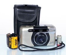 Konica Z-up 70 point and shoot analoge Kamera mit Film, Batterie und Tasche