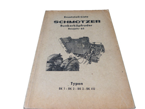 Ersatzteilliste schmotzer - ersatzteilliste,