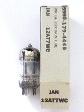 #5 Single 6201 General Electric (USA) tube = 12AT7WA= E81CC= ECC801S; tested****