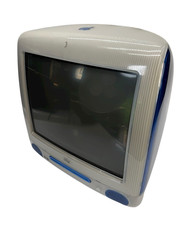 Vintage Apple iMac M5521 G3 Personal Computer in Blau Display TV PROP