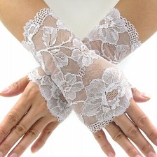 elastische Spitzenstulpen Armstulpen GOTHIC WGT FESTIVAL COSPLAY LOLITA PUNK 00d