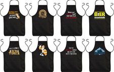 Lustige Sprüche Grillschürze  - Bier Sprüche - Fun Kochschürze für Männer !!