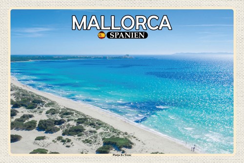 Blechschild 20x30 mallorca - blechschild,