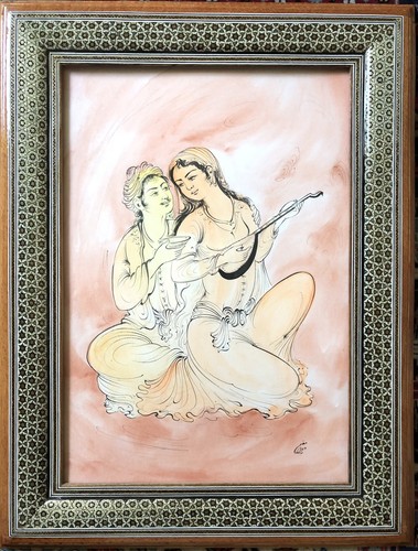 Gouache painting unique - gouache,