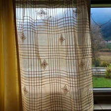 Vorhang Gardine mit Pailletten