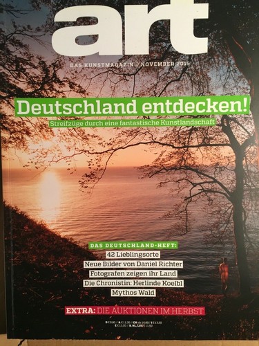 Art kunstmagazin 2015 - kunstmagazin, 11/2015