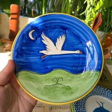 Vintage handbemalter Teller