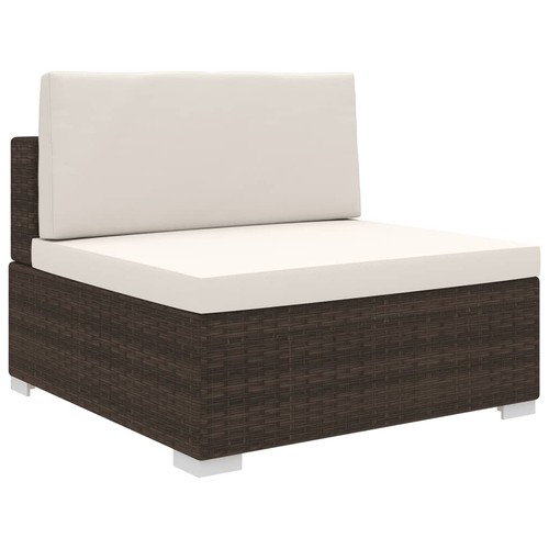 Mittelsofa poly rattan mit - poly,