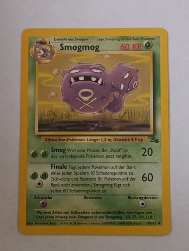 Pokémon karte smogmog - smogmog, 45/62