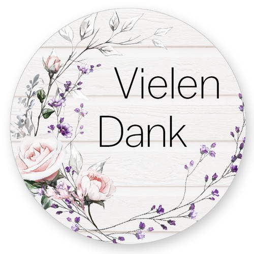 Aufkleber vielen dank - 50,