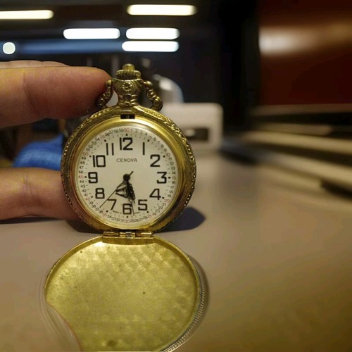 Cenova taschenuhr vergoldet - cenova,