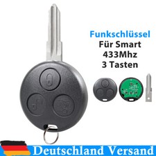 Auto Funk Schlüssel Fernbedienung 433MHZ für SMART 450 Fortwo Cabrio City Coupe