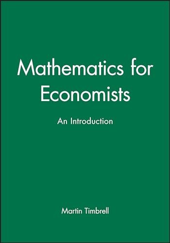 Mathematics for economists an - for, economists: