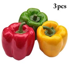 3pcs künstliche paprika - 3pcs,