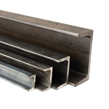 U Stahl UNP Träger U Eisen U Baustahl U-Profil U Bau 30x33mm - 200x75mm