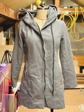 Damen Mantel Grau, Größe XS