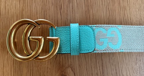 Buckle leder gürtel - gg,