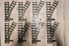 Lego Eisenbahn  9v  Schienen