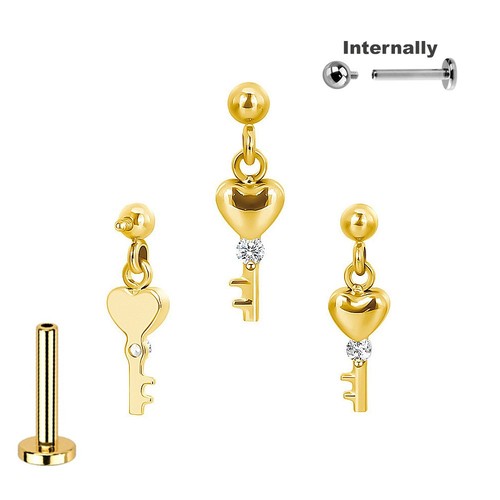 2mm titan labret - titan,