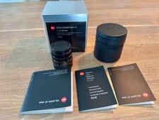 Leica Summicron-M 50mm f/2 Objektiv mit Festbrennweite - Schwarz 6Bit