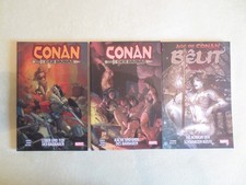 3x CONAN DER BARBAR 1 + 2 (2019) + Age of Conan Belit SC Marvel Comic 400 Seiten