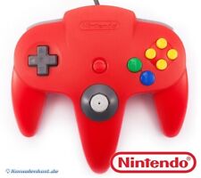 N64 - Original Nintendo Controller #rot NUS-005 mit neuem Analogstick