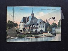 c0653 ELBING b. Danzig - Bootshaus