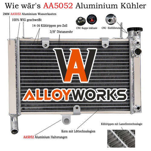 Aluminium wasserkühler für - wasserkühler,